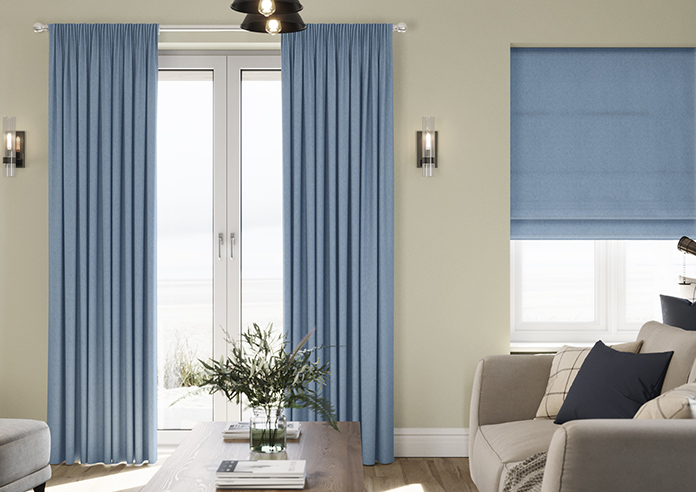 Harris, Denim - Made to Measure Curtains - Image 3